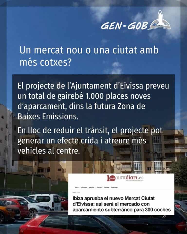 EL GEN-GOB presenta al·legacions al projecte del nou Mercat a la Ciutat d’Eivissa